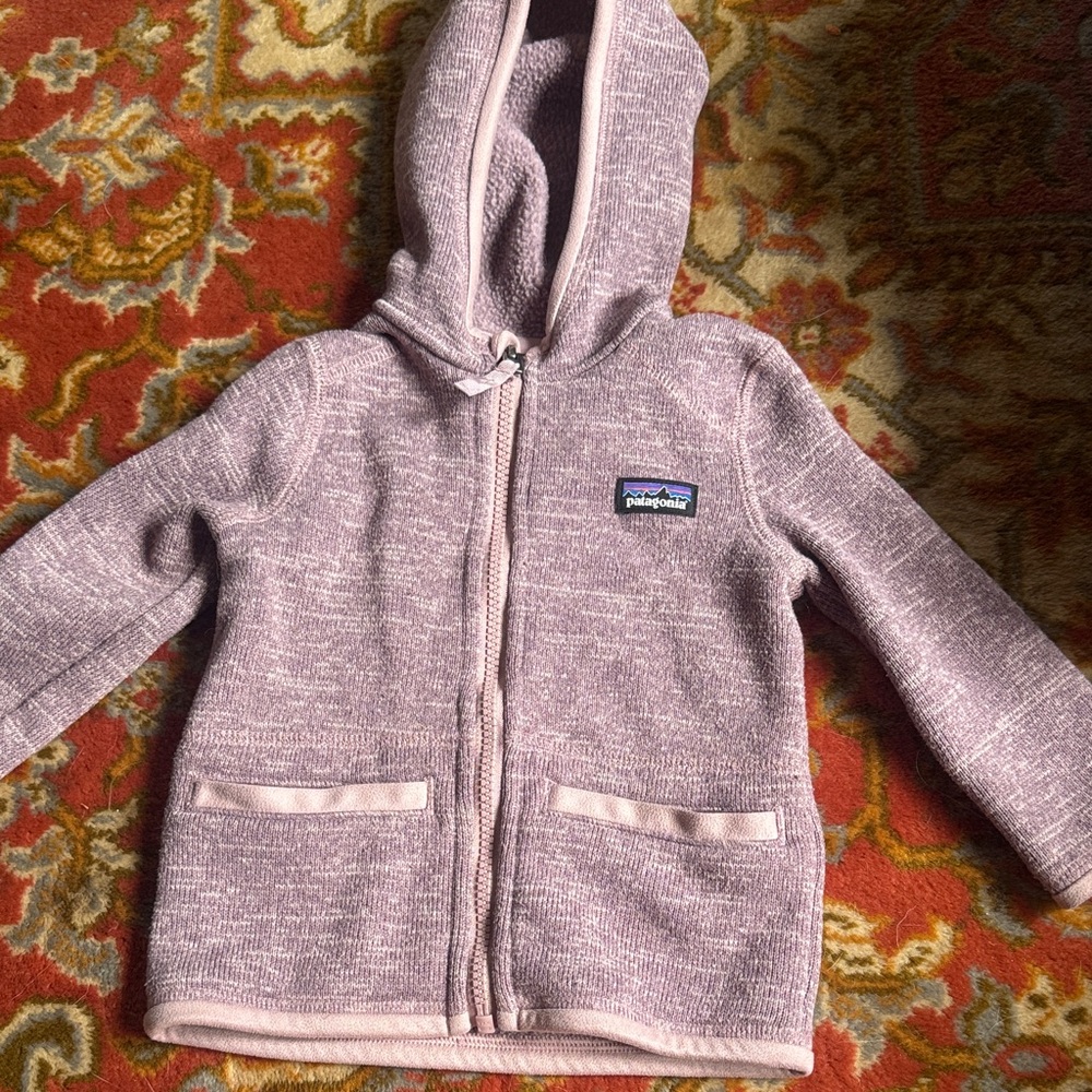Patagonia Kids' Lavender Zip-Up Hoodie